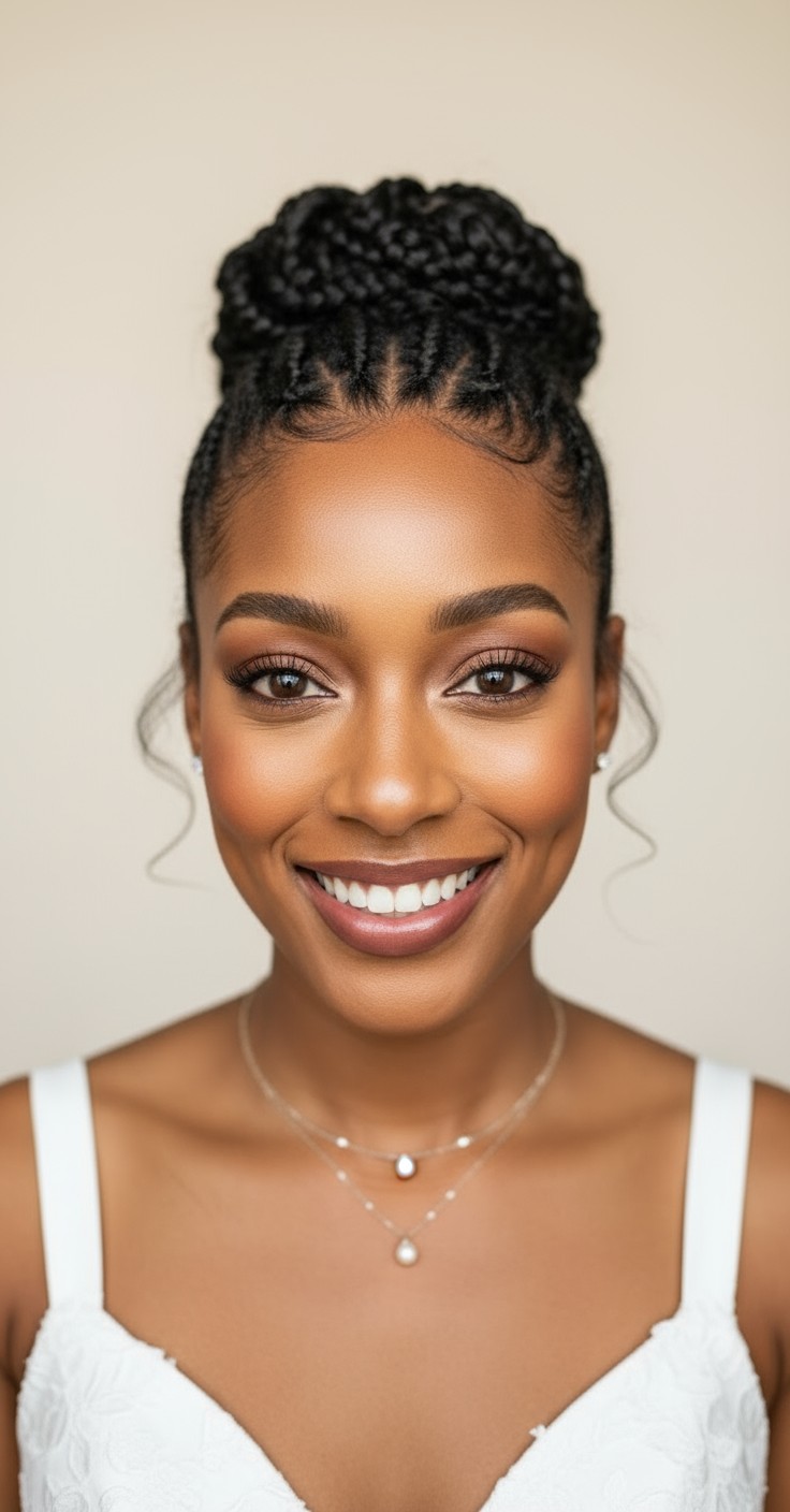 After Messy Hair Bun For Wedding